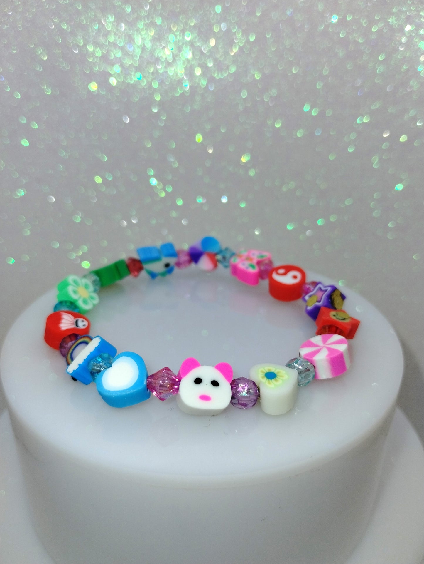 Clay & Cystal Bracelet