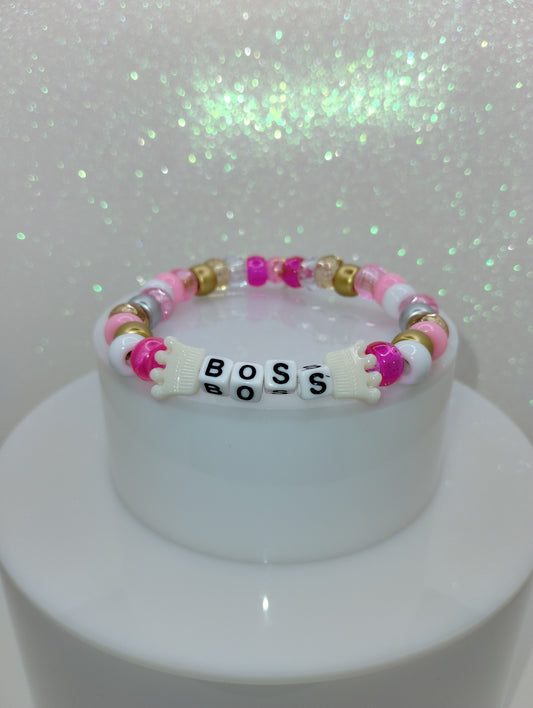 BOSS Bracelet w/White Crown