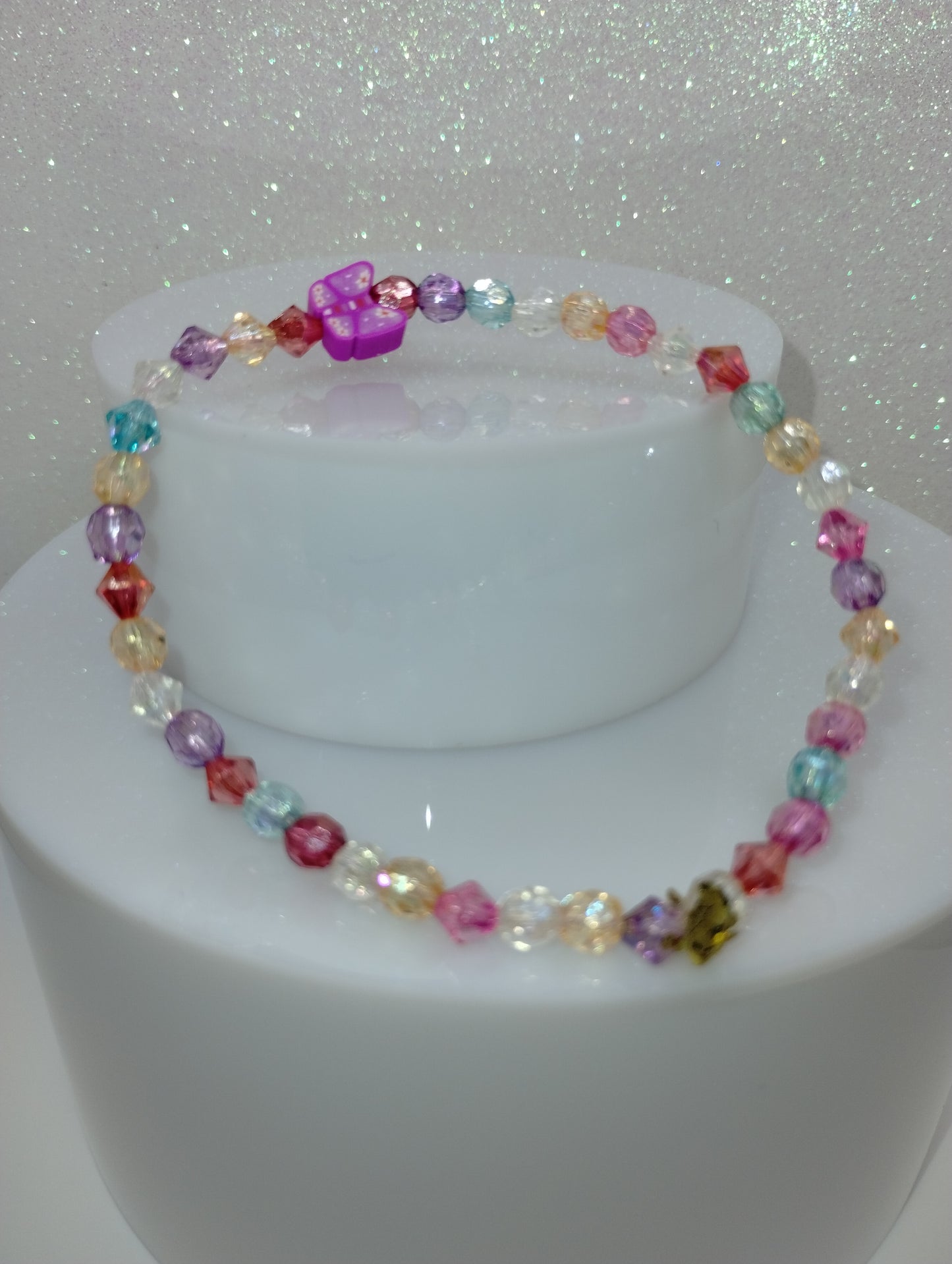 Purple Butterfly Bracelet