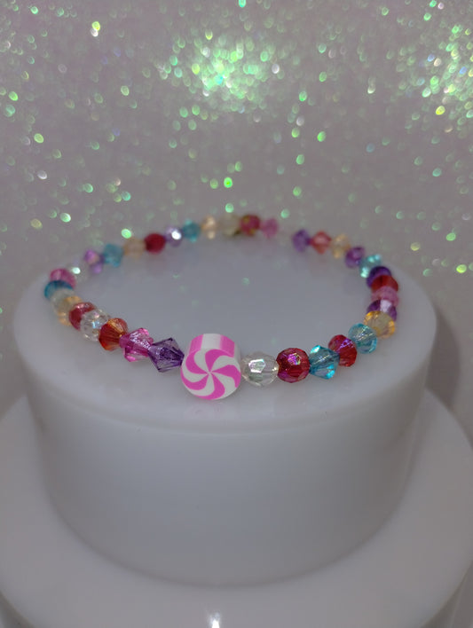 Pink Peppermint Bracelet