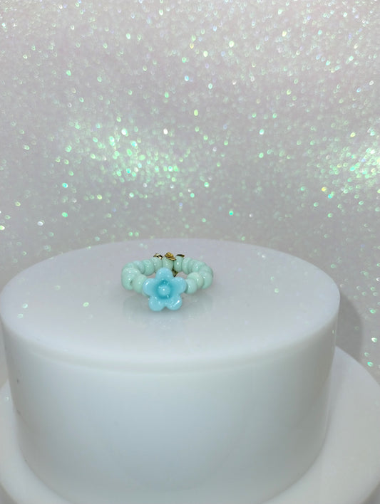 Rum Ring - Blue Flower